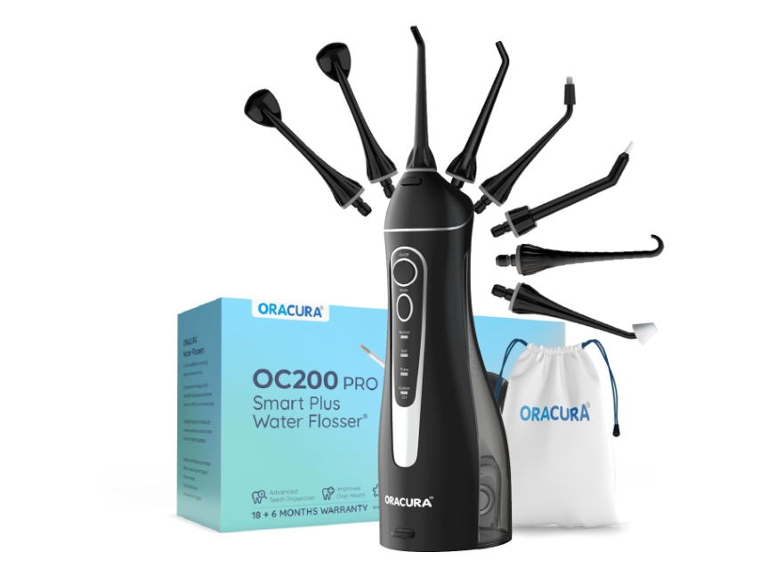 oc 200 water flosser black