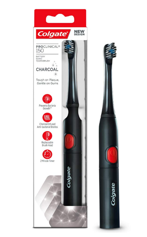 pro clinical charchol power brush - colgate