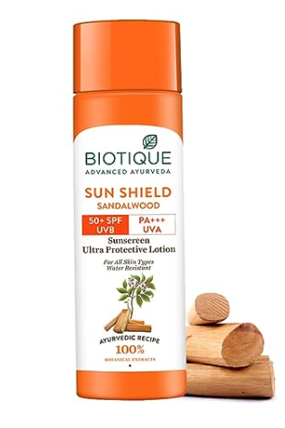 BIOTIQUE BIO SANDALWOOD SUNSCREEN ULTRA SOOTHIG FACE LOTION