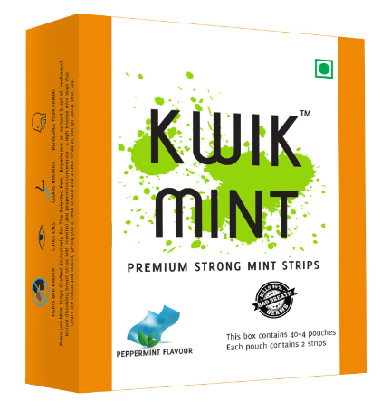 Kwik Mint - Sugar Free Cool Mint Mouth Freshener Oral Care Strips