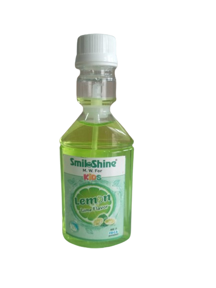 SMILOSHINE MOUTHWASH FOR KIDS (LAMON LIME FLAVOUR)