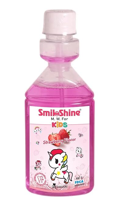 SMILOSHINE MOUTHWASH FOR KIDS (STRAWBERRY FLAVOUR)