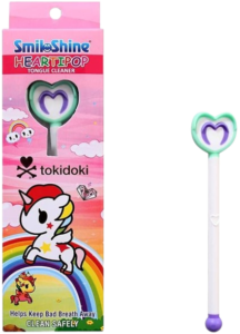 SMILOSHINE UNICORN HEARTIPOP TONGUE CLEANER KIDS(PINK)