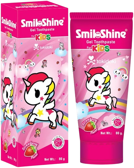 SMILOSHINE UNICORN GEL TOOTHPASTE KIDS STAWBERRY FLAVOR