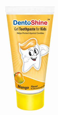 DENTOSHINE KIDS DENTAL FUN PACK-MANGO 80GM