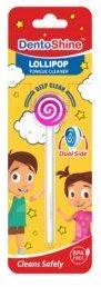 DENTOSHINE KIDS LOLLIPOP TONGUE CLEANER