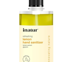 INATUR REFRESHING HAND SANITIZER GEL 500ml. LAMON FLAVOR