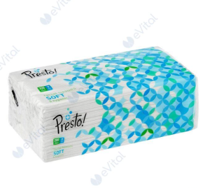 Presto Soft And Hygienic 2ply Facial Tissues (200 Piece)