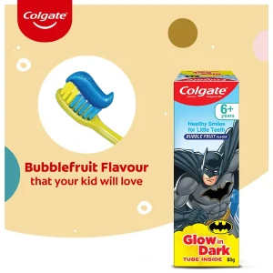 Colgate Batman Bubblefruit Tooth Paste 6+years (80 Gm) + Tube Inside