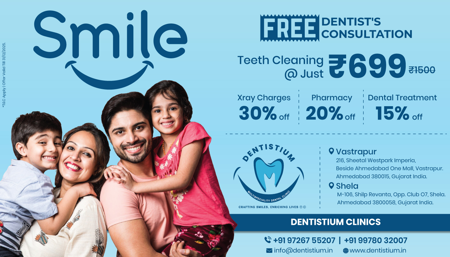 Dental voucher best dental treatment discount offer in Ahmedabad