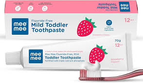 Mee Mee Fluoride Free Toothpaste Strawberry