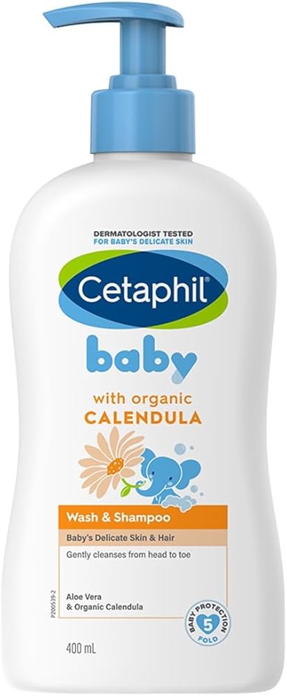 Cetaphil Baby Wash & Shampoo With Organic Calendula Hair & Body