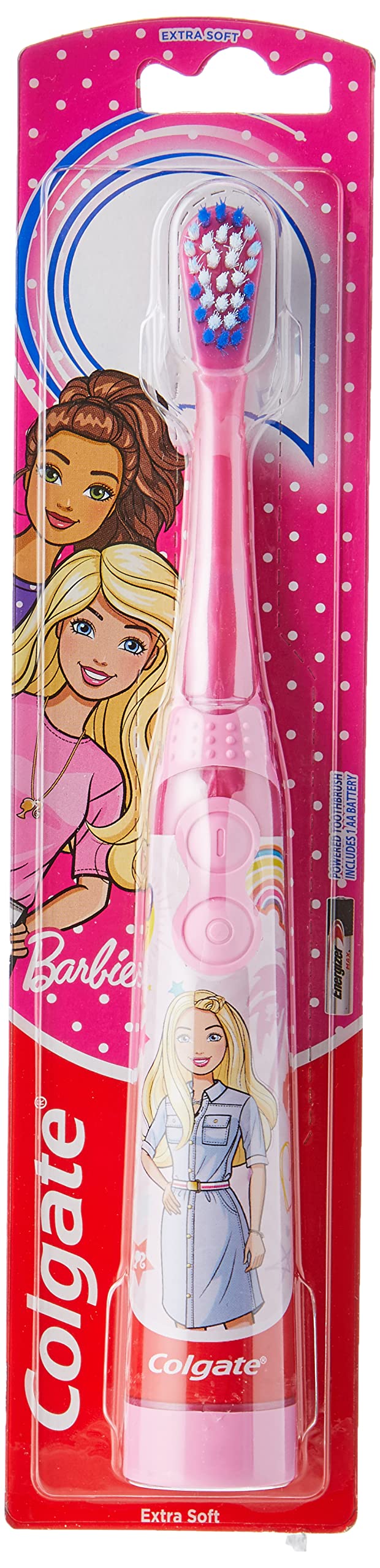 kids barbie power brush - colgate