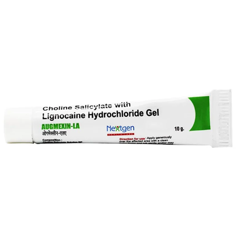 Augmexin LA Gel – Choline Salicylate 8.7% w/w + Lidocaine 2% w/w