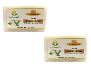 Vedimatic Khadi India Pure Jasmine Soap