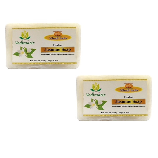 Vedimatic Khadi India Pure Jasmine Soap